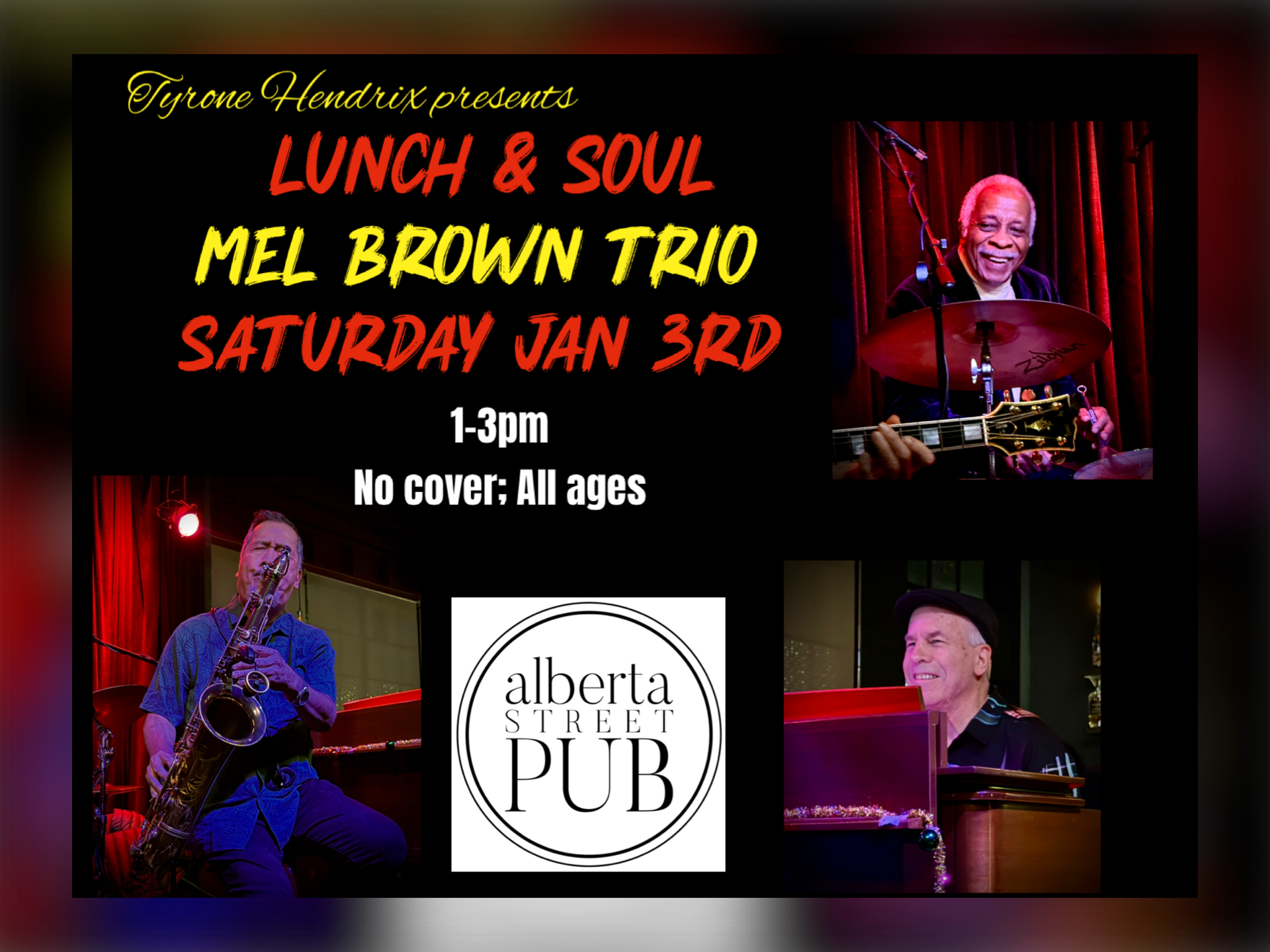 Lunch &amp; Soul with Mel Brown Trio