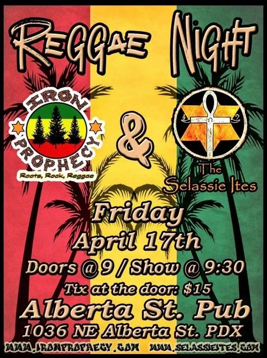 Reggae Night with Iron Prophecy &amp; Selassie Ites 