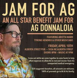 Jam for AG // An All-Star Benefit Jam for AG Donnaloia