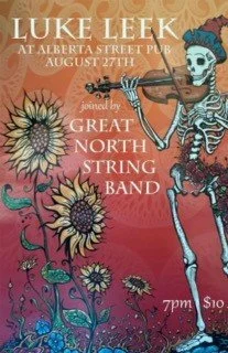 Luke Leek joined by Great North String Band