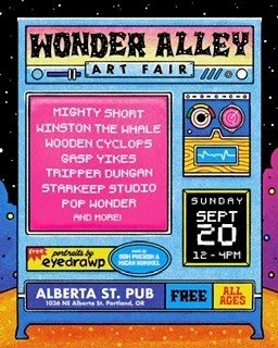 Wonder Alley Art Fair - Music by Dom Phenom &amp; Micah Hummel