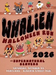 Whalien Halloween Run with Supernatural Beavers 