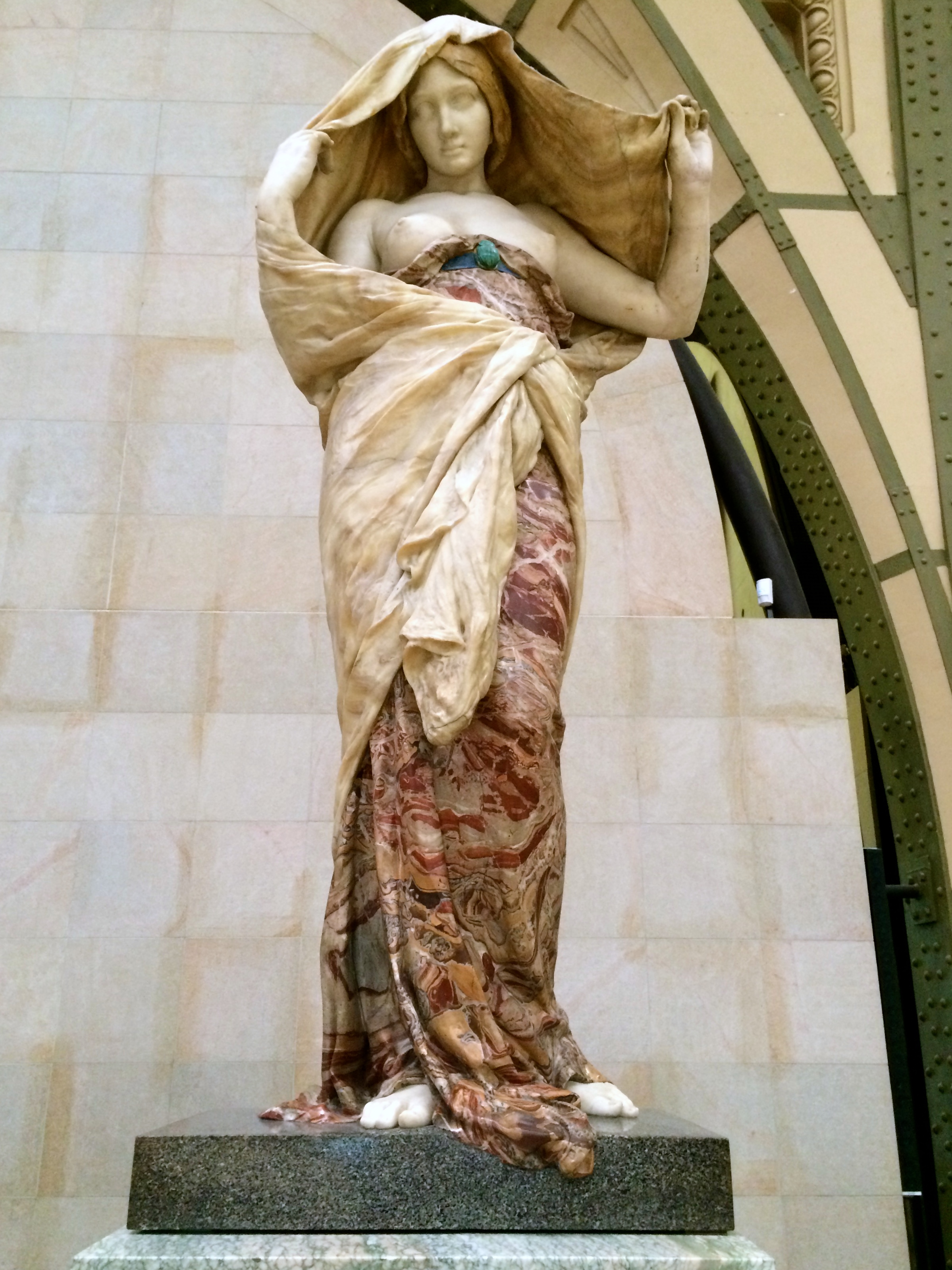 These are a few of my favourite things... delicately sculpted polychrome marble. 