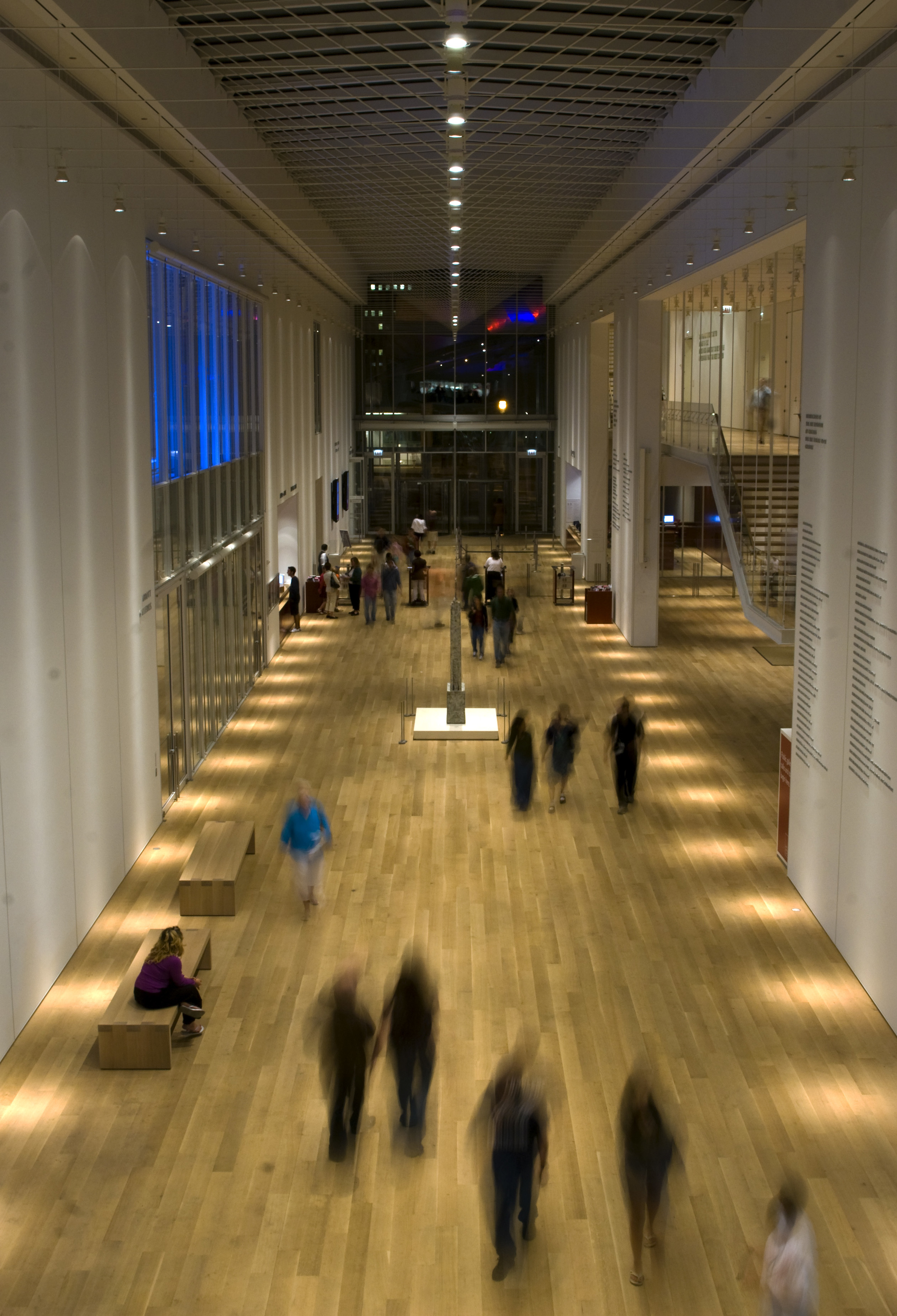 The interior of Renzo Piano's Modern Wing at the Art Institute of Chicago.