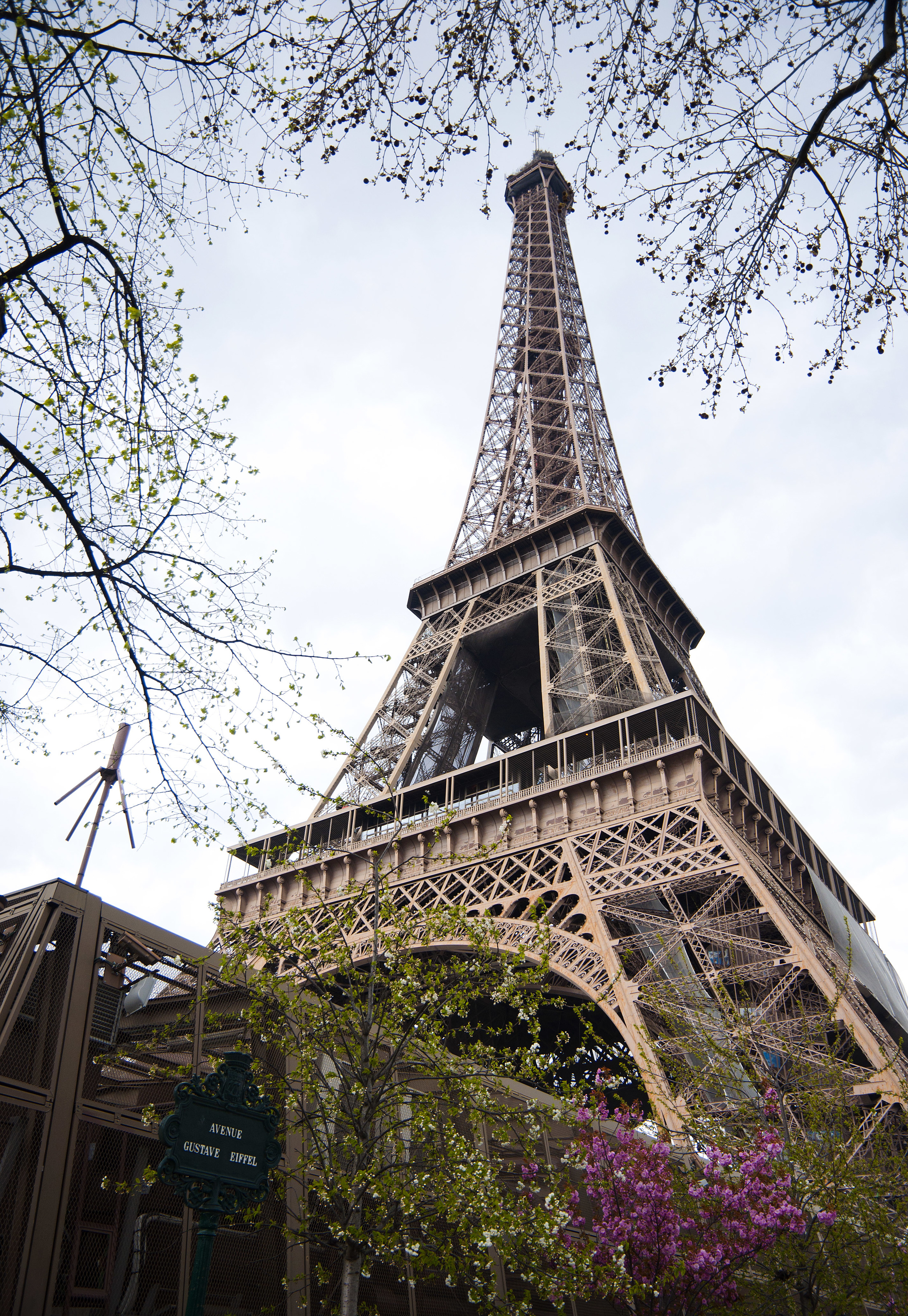 Built from 1887 to 1889, the Eiffel Tower was designed to sway as much as three inches in the wind.