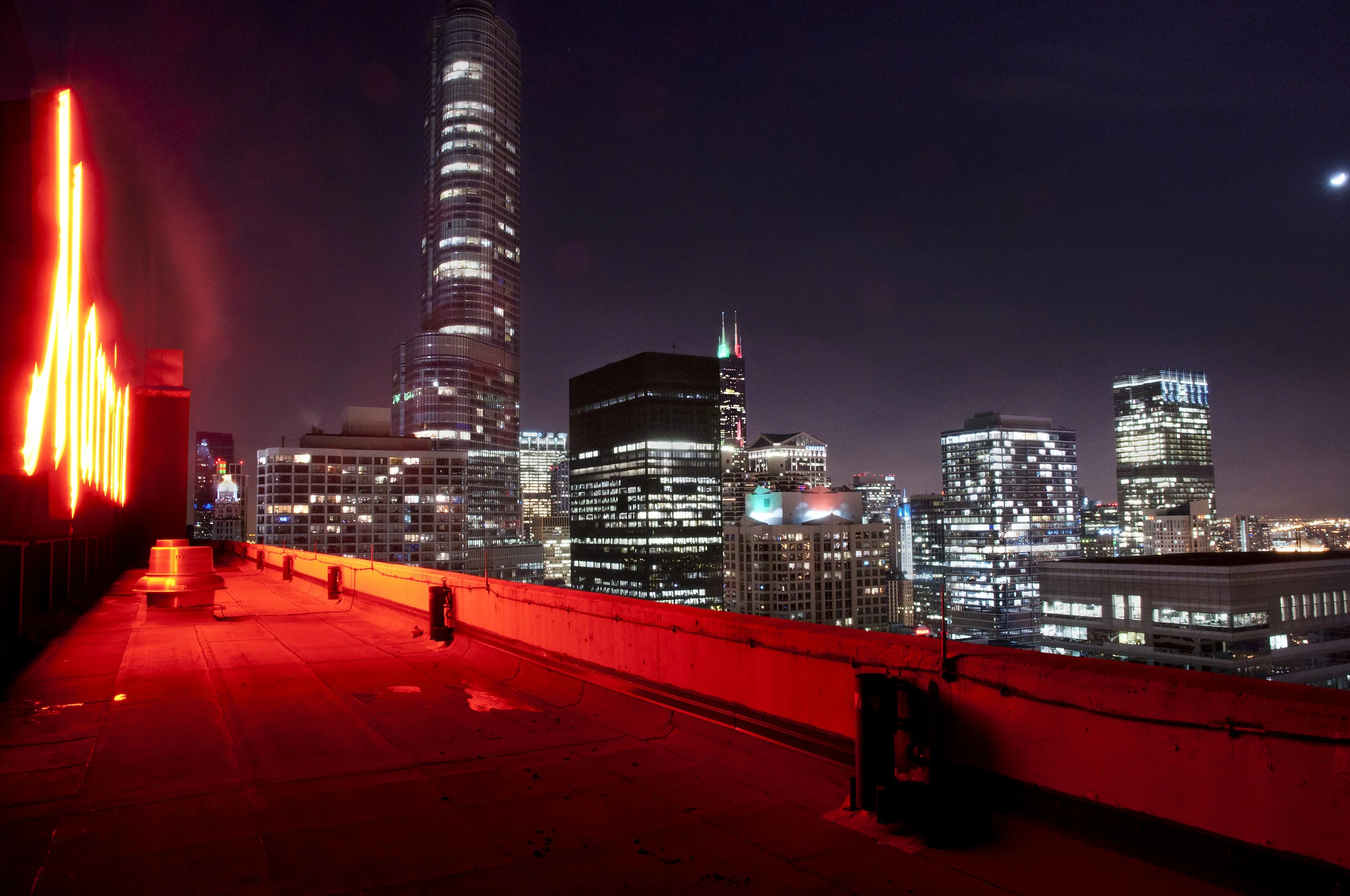 Magnificent Mile rooftop / Chicago, Ilinois