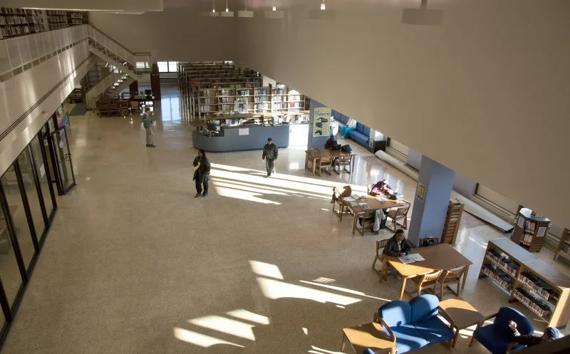 The Central branch's reading room begins to empty out as the end of the library's last day approaches.