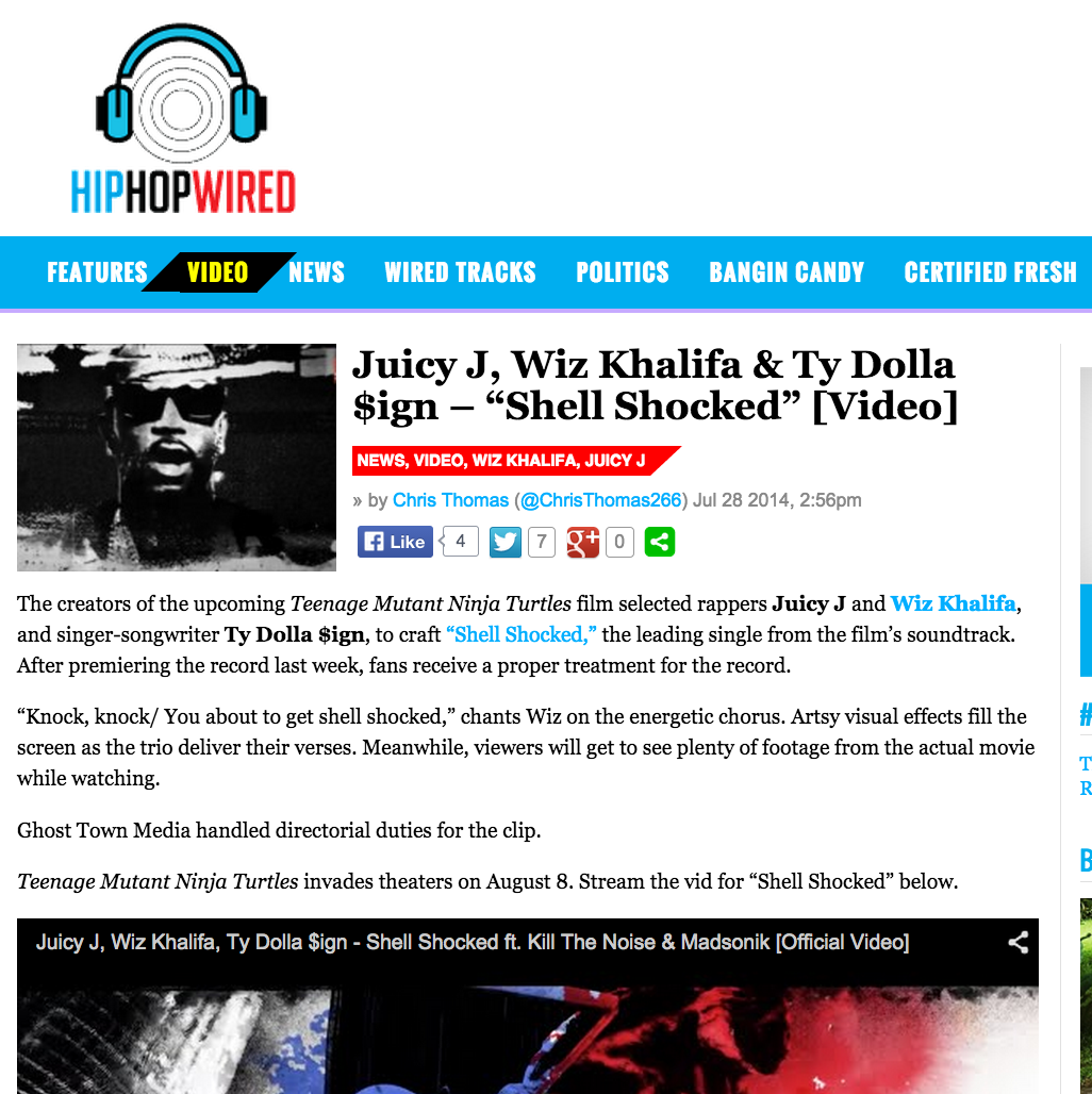 TMNT on HipHop Wired