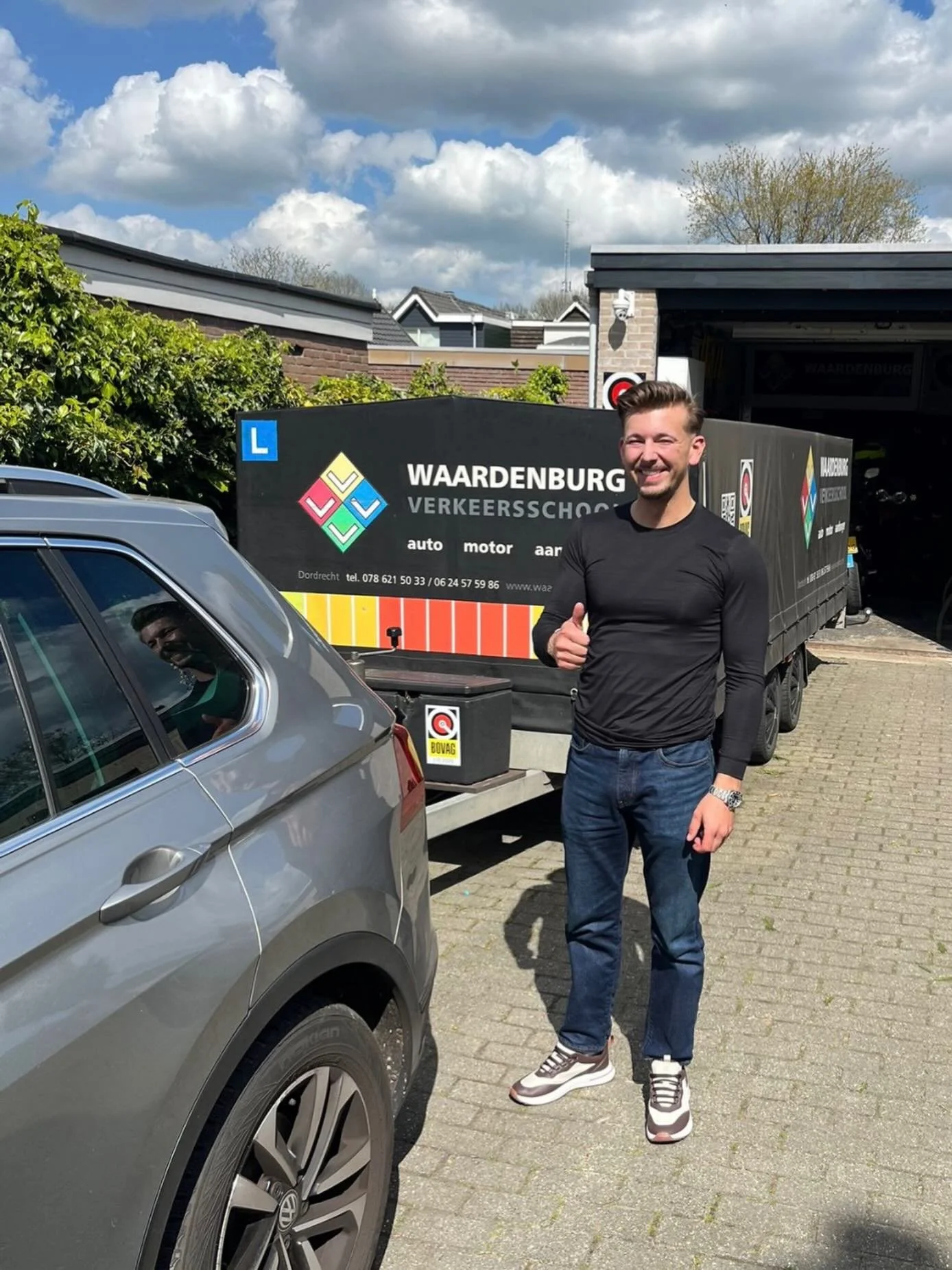 Mart de Jong keurige rit dus dik geslaagd 👍🎉van harte weer een aanhangerspecialist bij de Klink Family erbij. @cbrnl