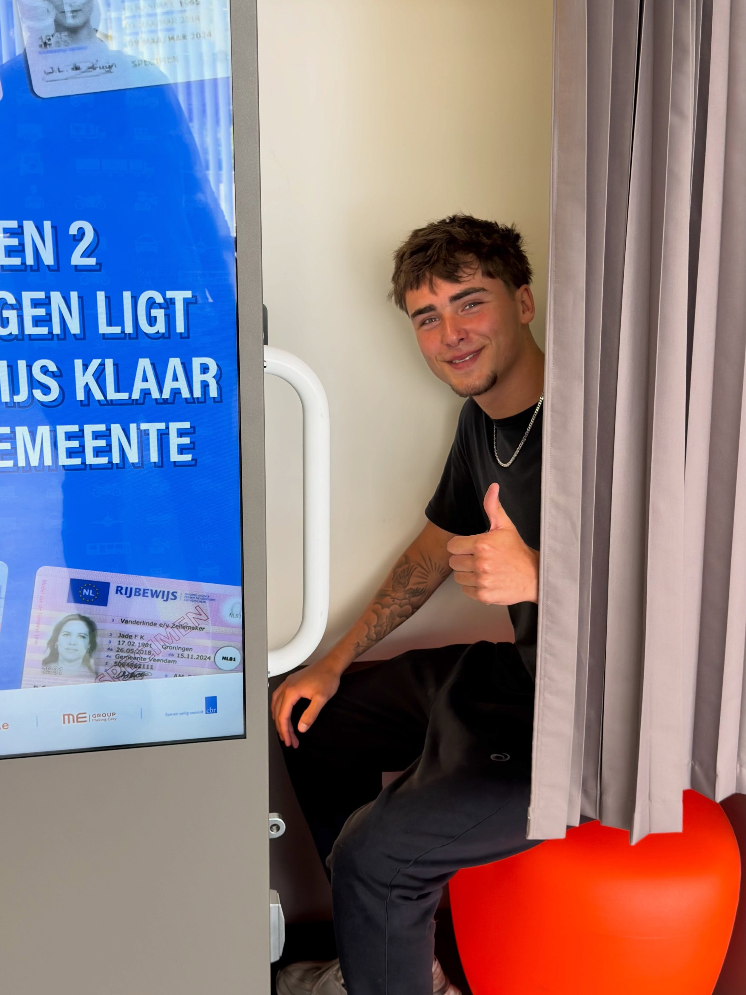 Ook Luuk mag nu zijn rijbewijs aanvragen. Keurige rit gereden hoor en veel veilige kilometers toegewenst @luckyluuk078  @cbrnl