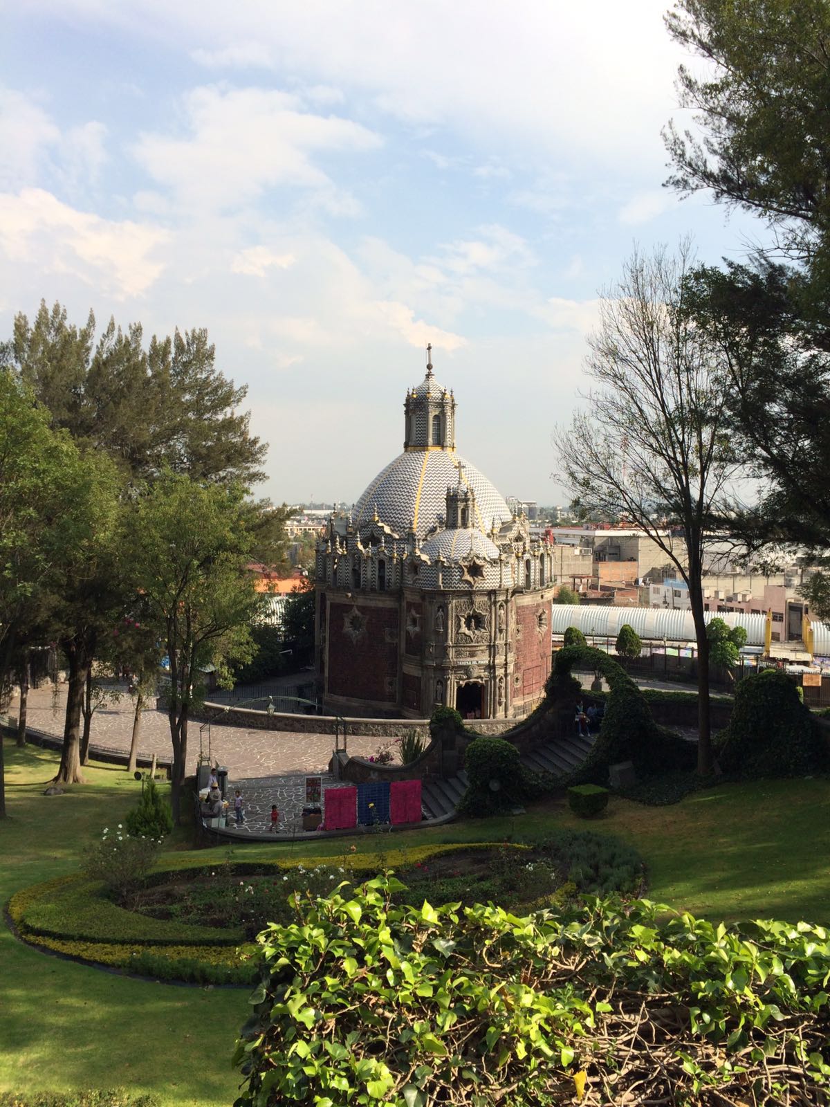 A small chapel in the grounds of the Basilica of our lady Guadalupe