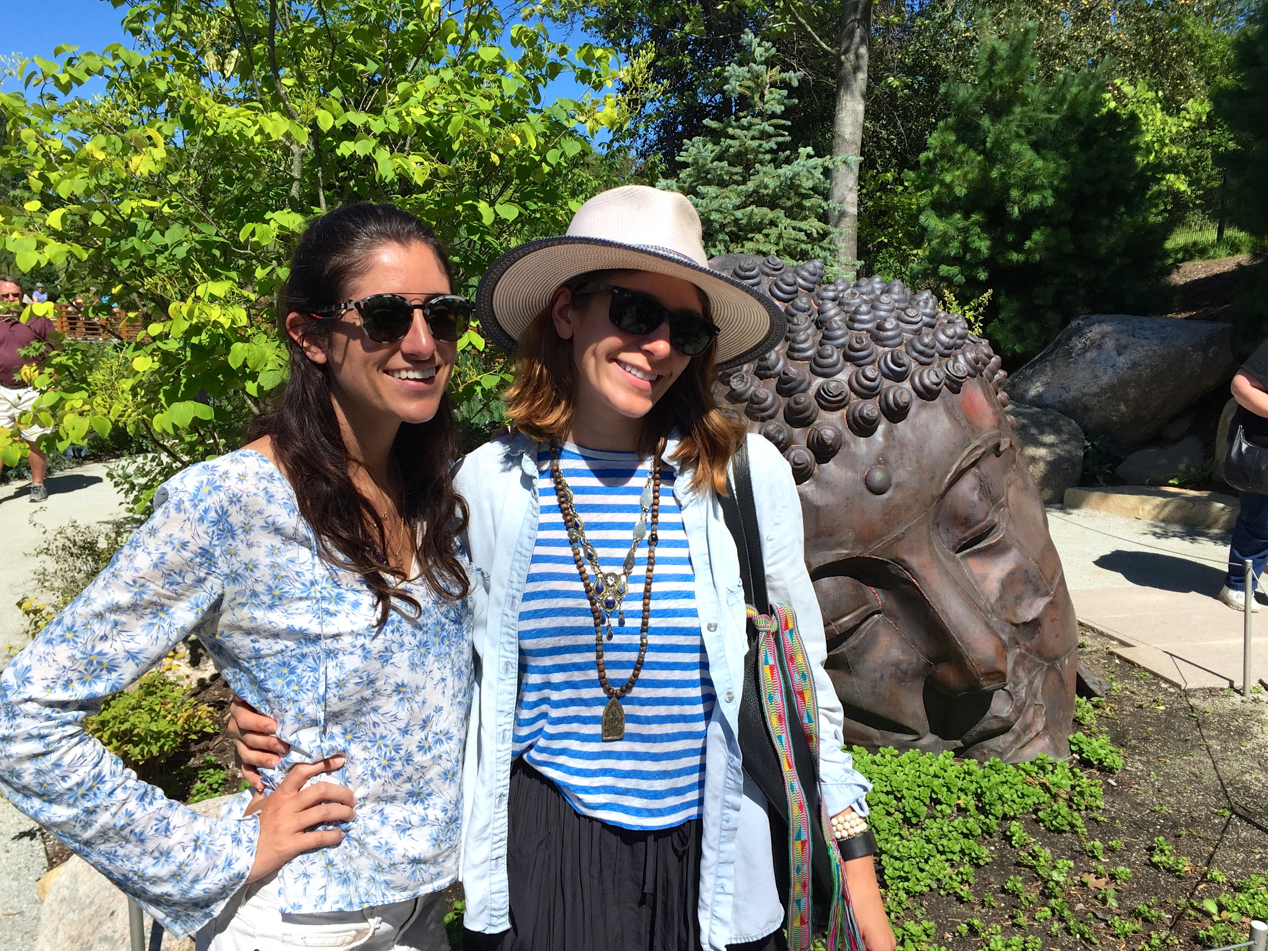 SPENDING TIME AT THE JAPANESE GARDENS WITH MY SISTER.