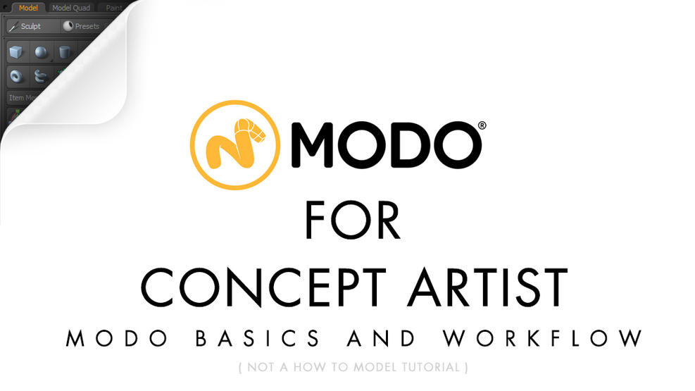 Modo fro concept artist workflow