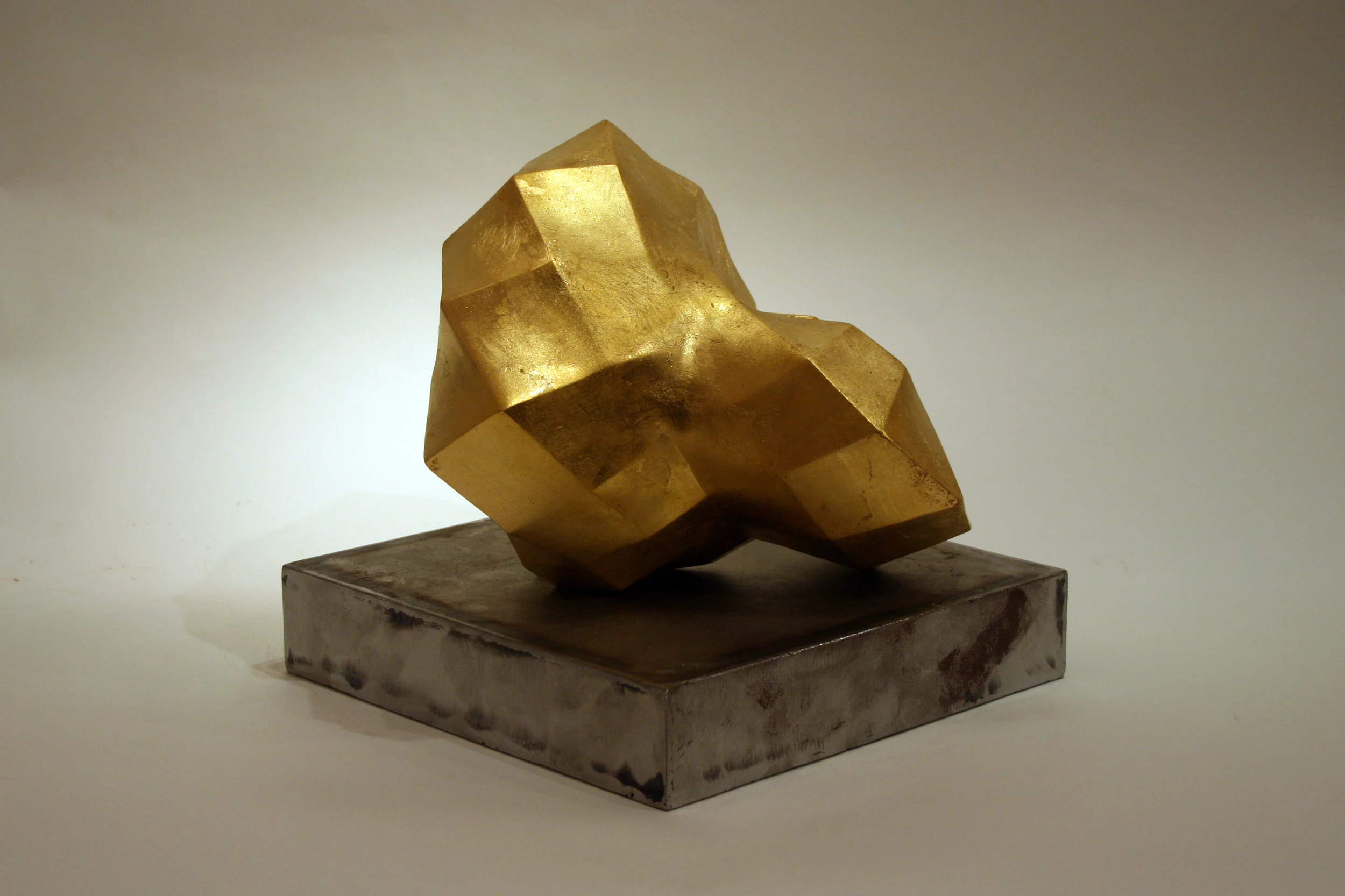 Folding Space (view 1) gold leaf & ceramic.jpg