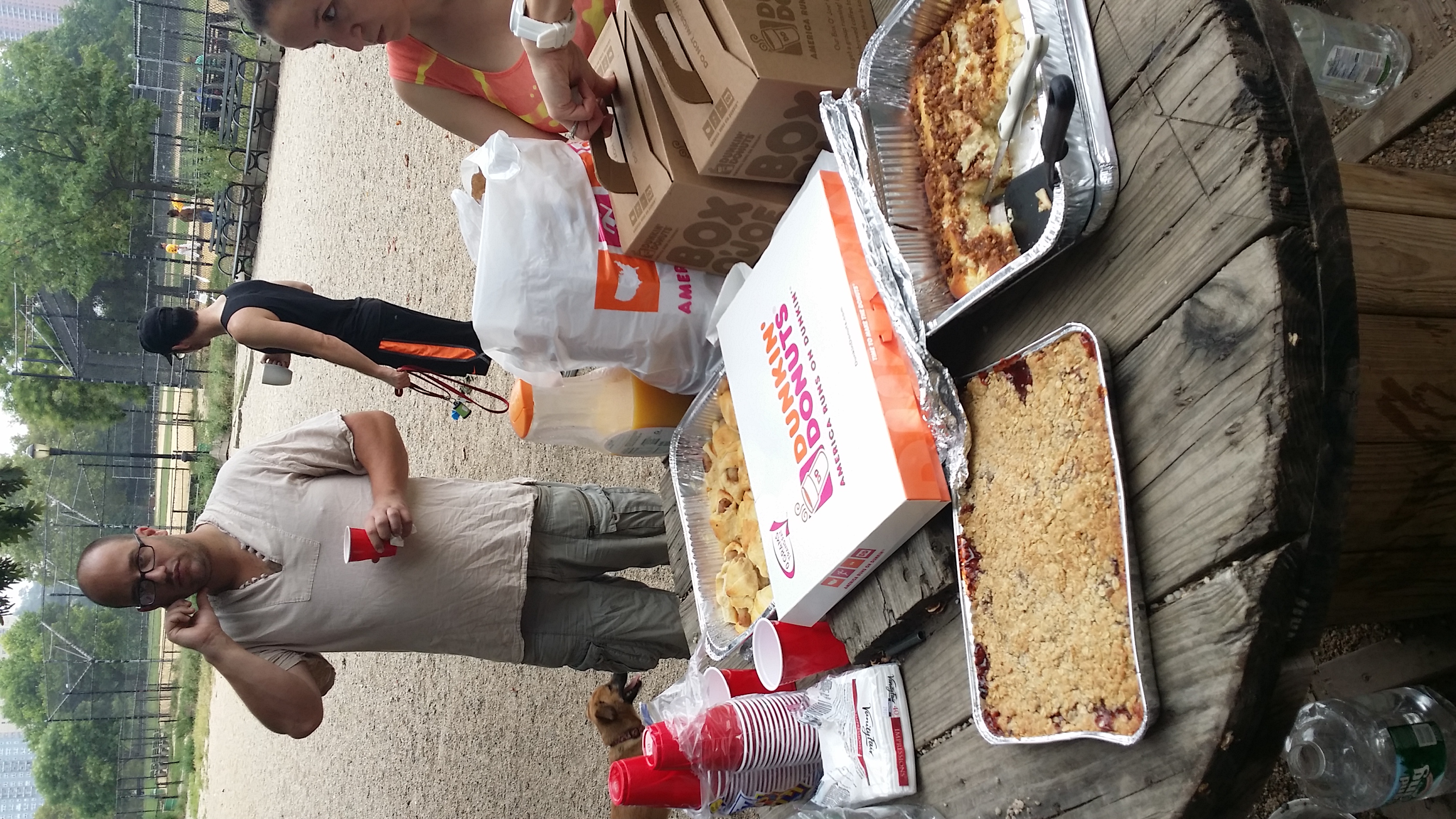 Everyone was impressed with the spread!