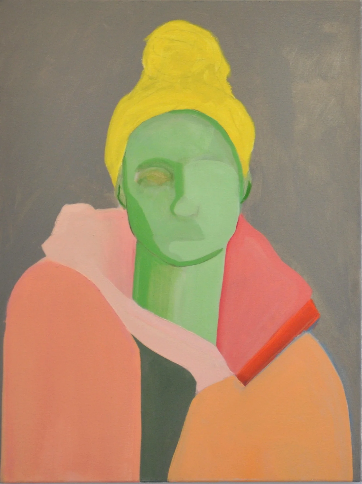   Pink Sweatshirt , oil on canvas. 24 x 18 inches 