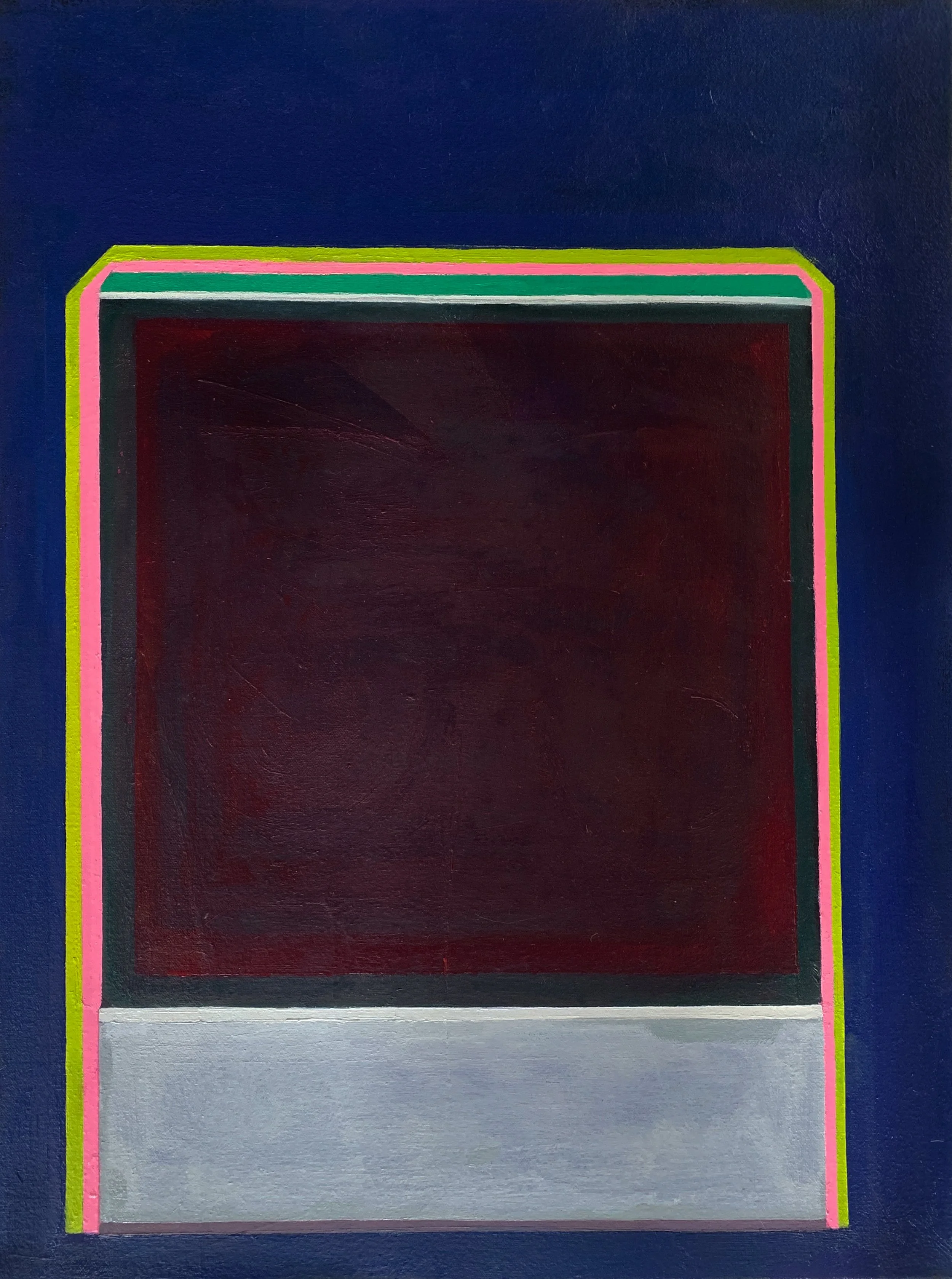   I am I am I am (for Sylvia) , 2021. Oil on canvas, 24x18 in. 