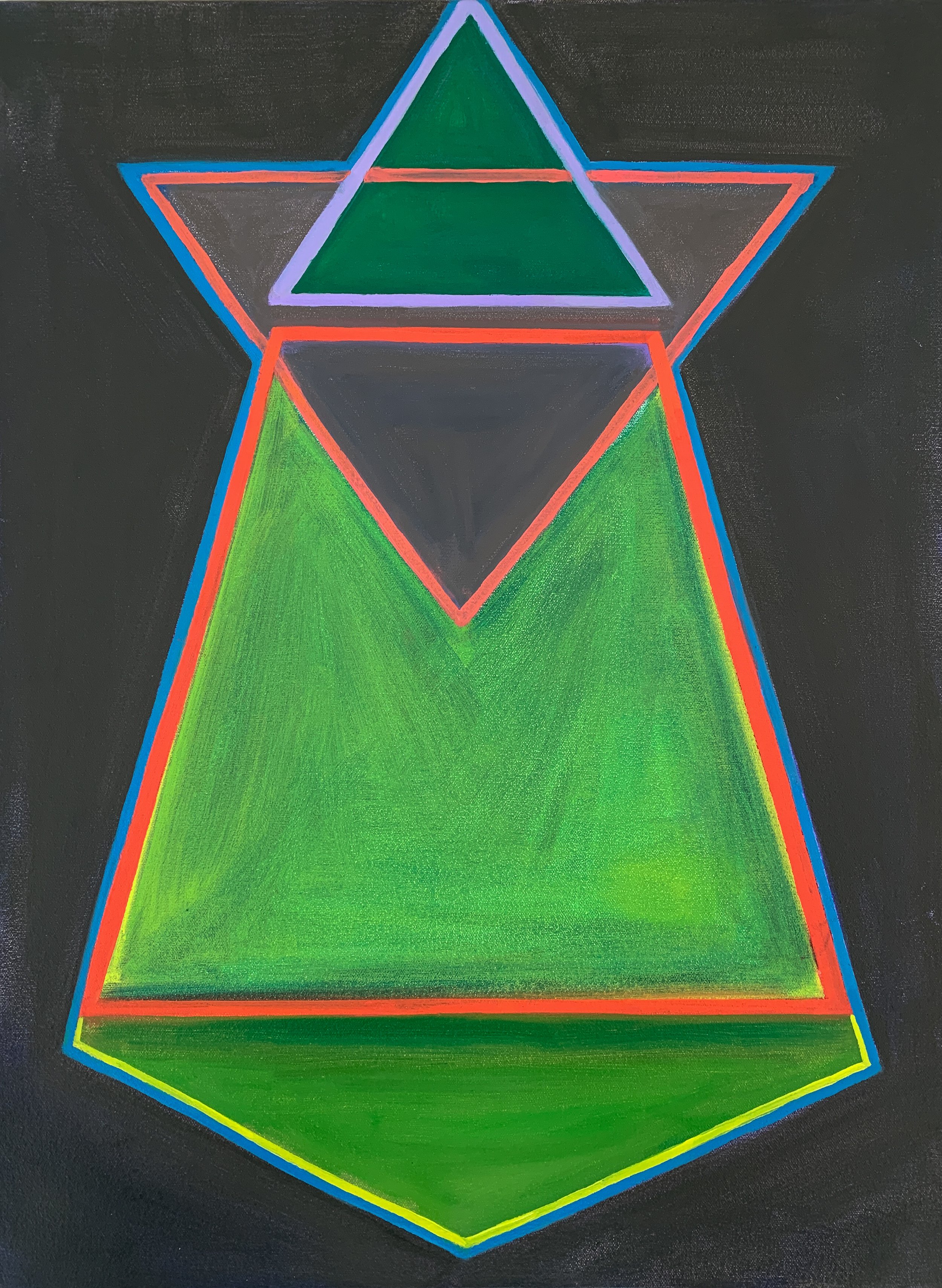   Untitled (KR1),  2022. Oil on canvas. 24x18 inches 