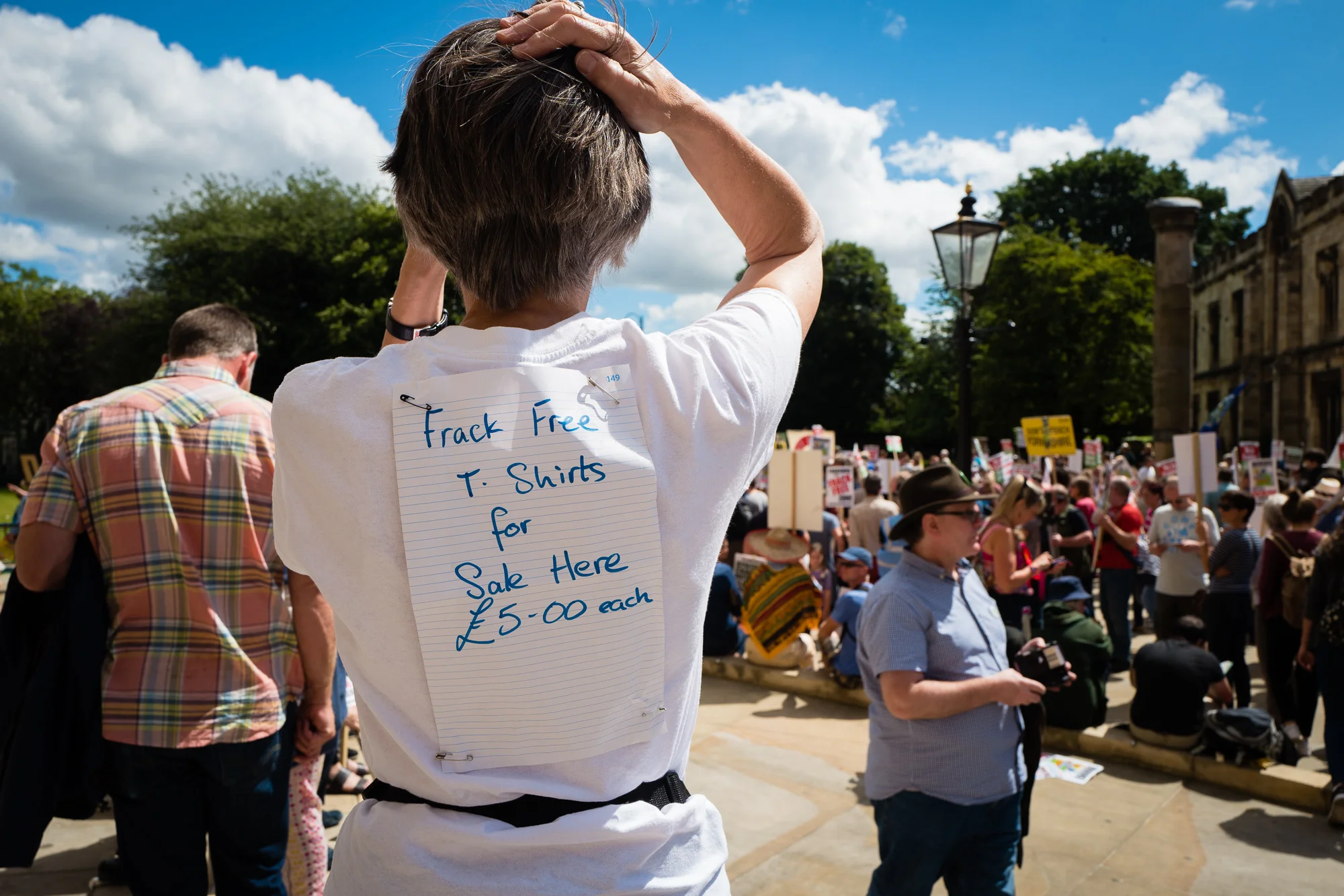 Anti-fracking rally, York, July 2016