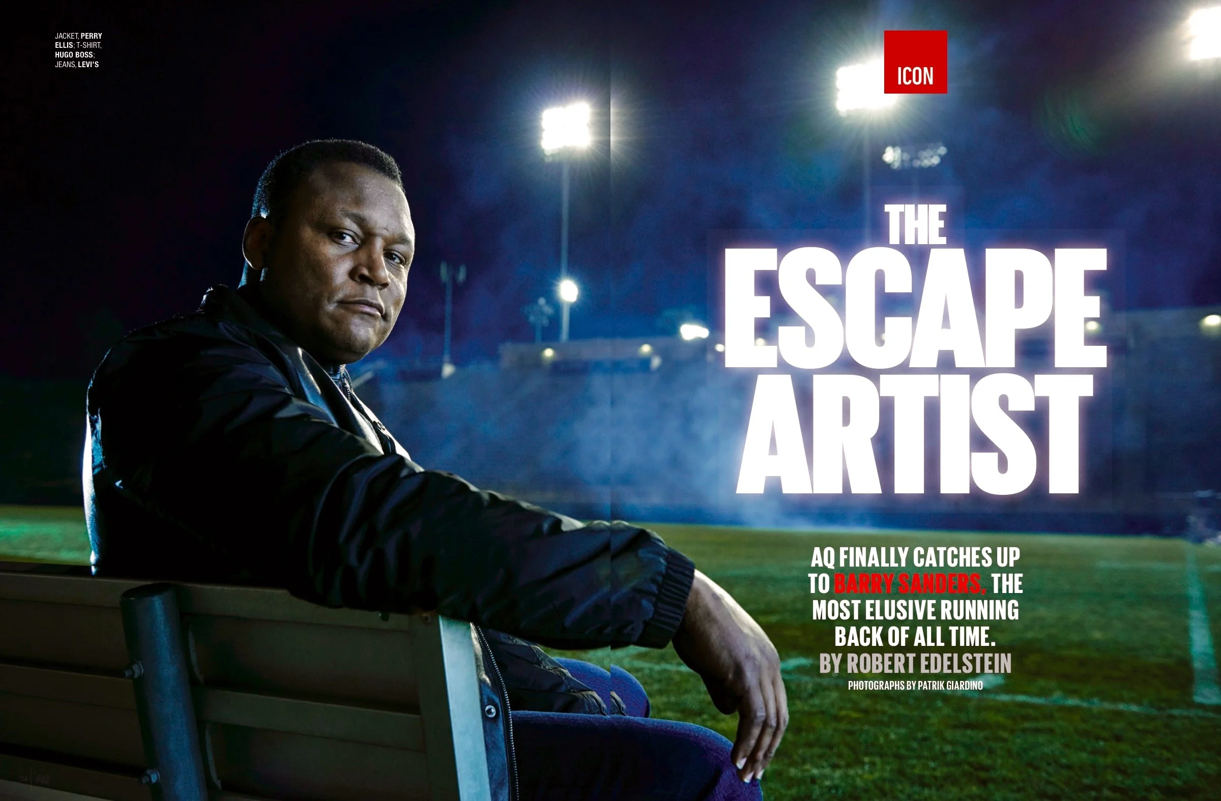 BARRY SANDERS | AQ MAGAZINE