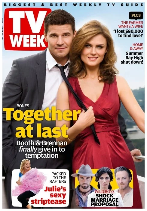 DAVID BOREANAZ + EMILY DESCHANEL