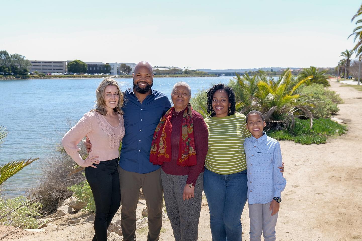 I turn 45 tomorrow.  It wouldn&rsquo;t be possible without (L-R) Michelle, me, moms, sister and my nephew Mateo who shares my same birthday, March 18th.  Mateo will be 11.  #grateful #family #LiveTo100
