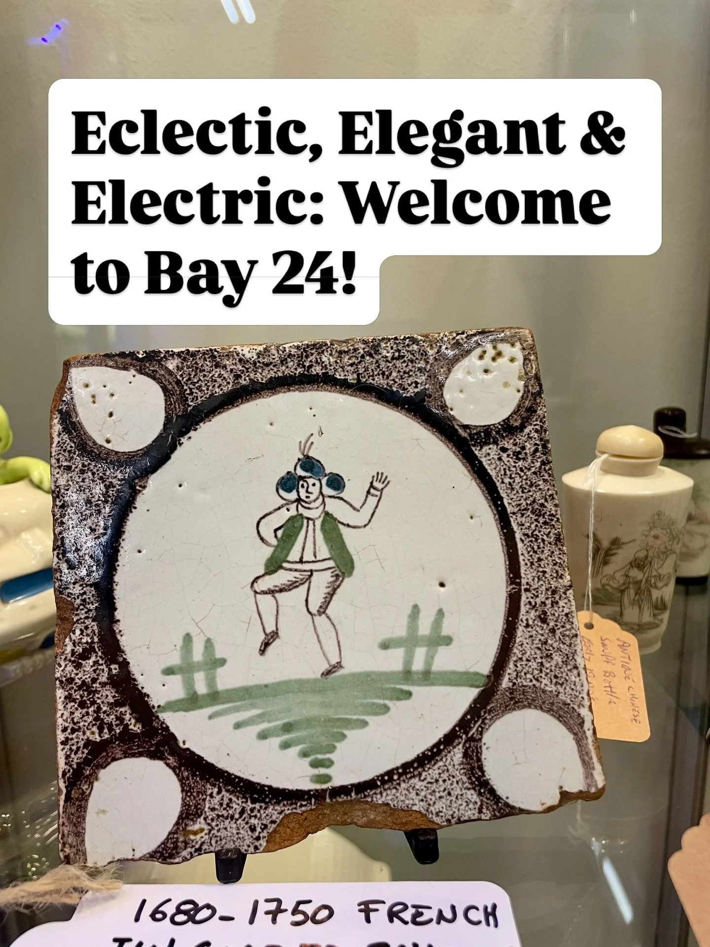 Prepare to be mesmerized! Today we are showcasing Bay 24, a corner of the emporium where classic elegance meets a truly &ldquo;electrifying&rdquo; collection. 🇫🇷🟢✨
Bay 24 is a masterclass in eclectic curation. If you are looking for that one-of-a-