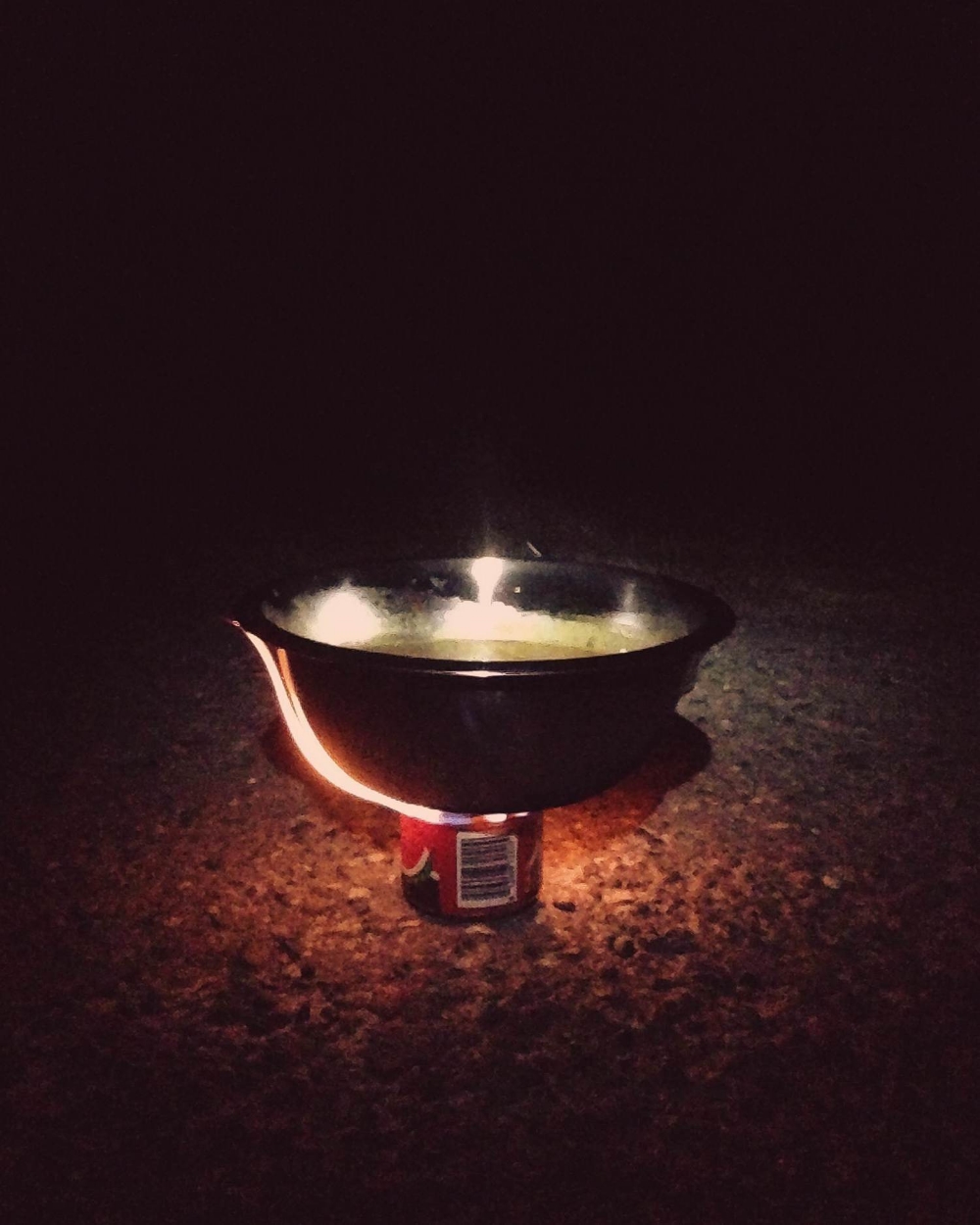 Beer Can Stove (Crappy Cell Phone Picture Excuse The Quality)