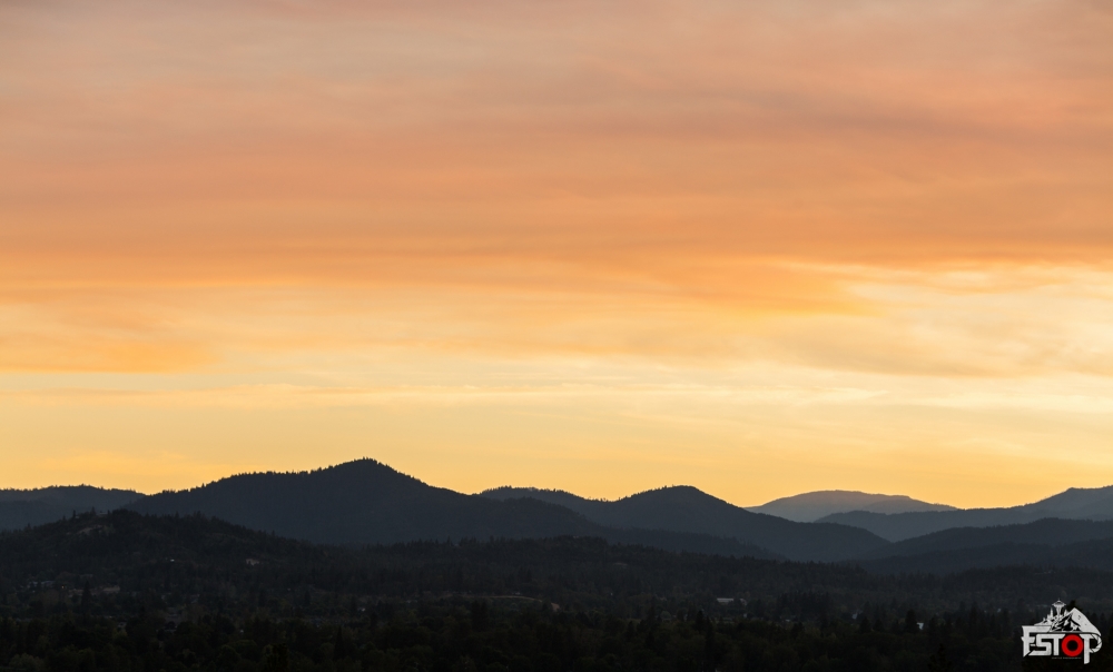 Sunset over Grants Pass, OR