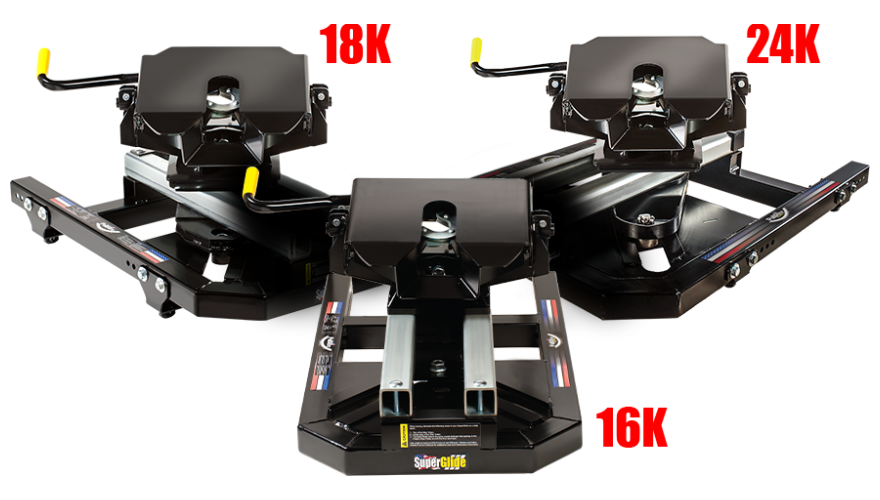PULL RITE INDUSTRY STANDARD AUTOMATIC SLIDING 5TH WHEEL HITCHES FOR SHORT BED TRUCKS