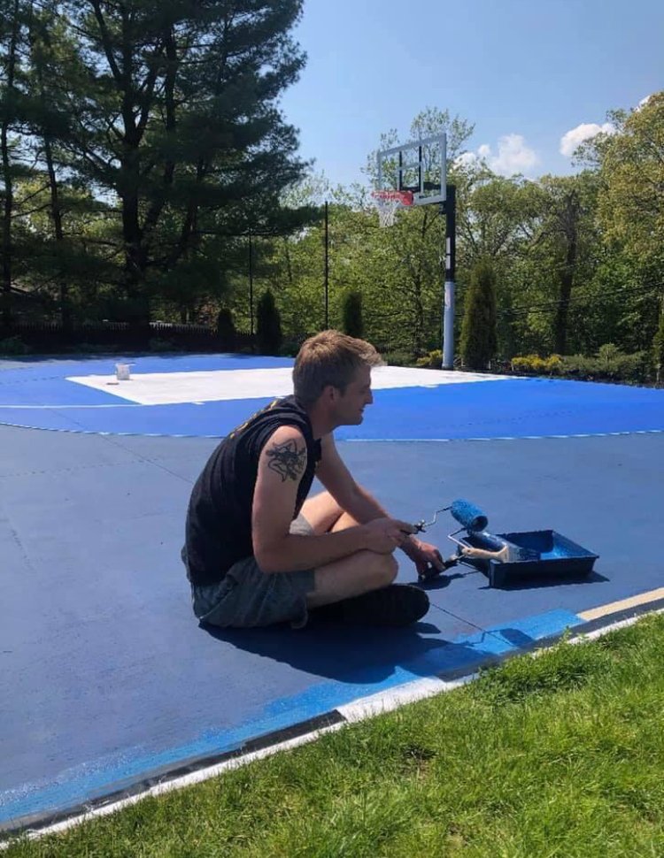 Long Island Basketball court 