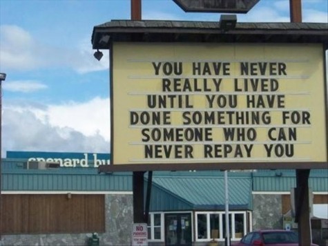 What truly makes a difference in our world
