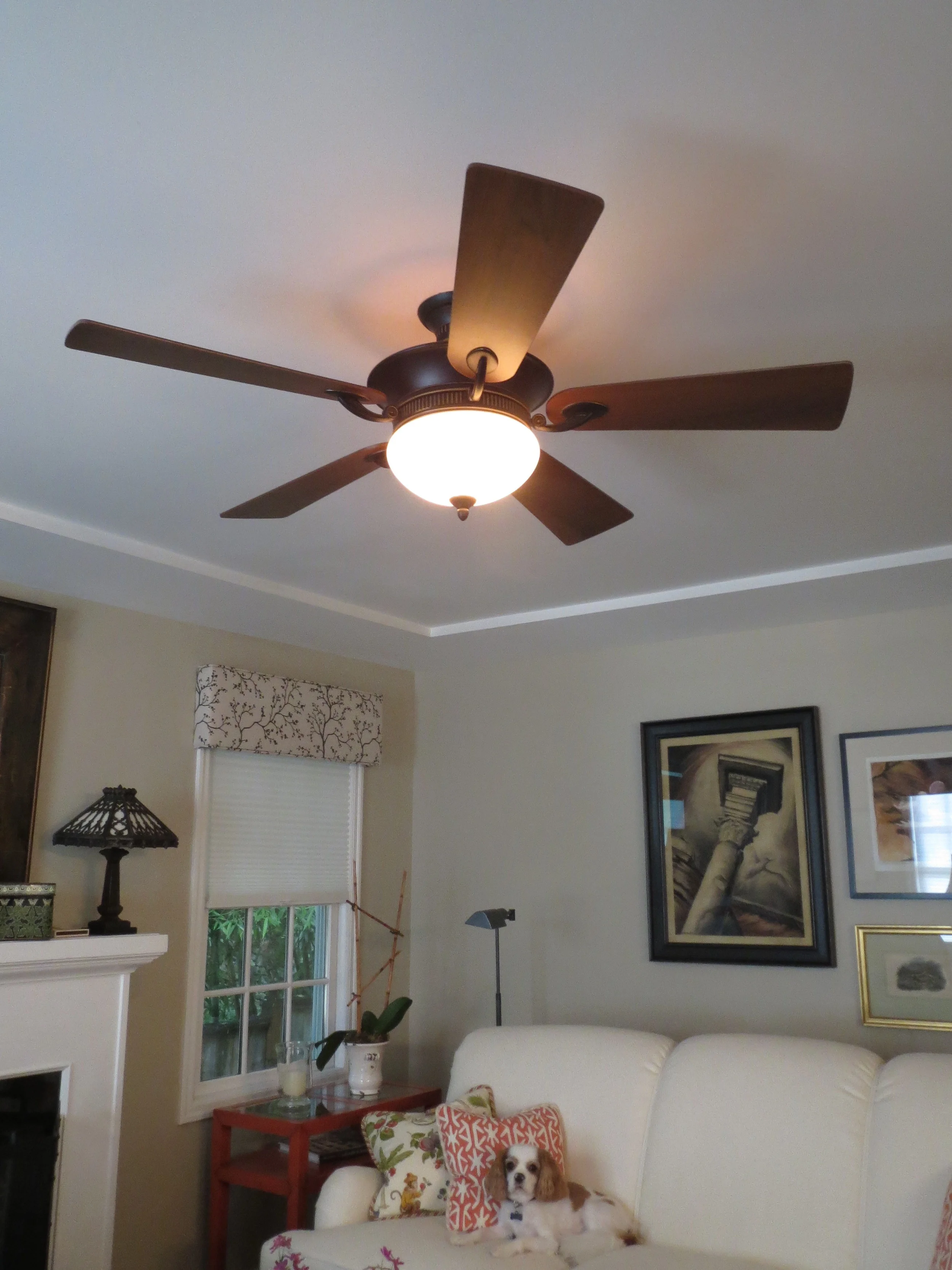 Ceiling fan installation