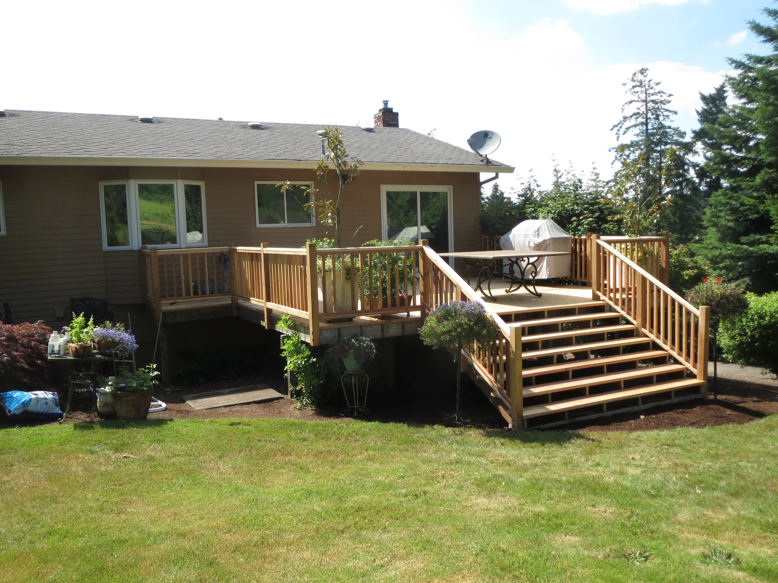 Deck and railing replacement
