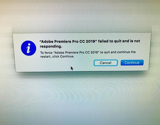 Cool, cool. Take your time @premiereprocc ...it’s not like I have a deadline or anything. After Effects AND Premiere today. #restartrestartrestart
.
.
.
.
#premierecrash #videoproduction #hawaiivideo #motiongraphics #motiondesign #hawaiimedia #postproduction #videoproducer #timetorestartit