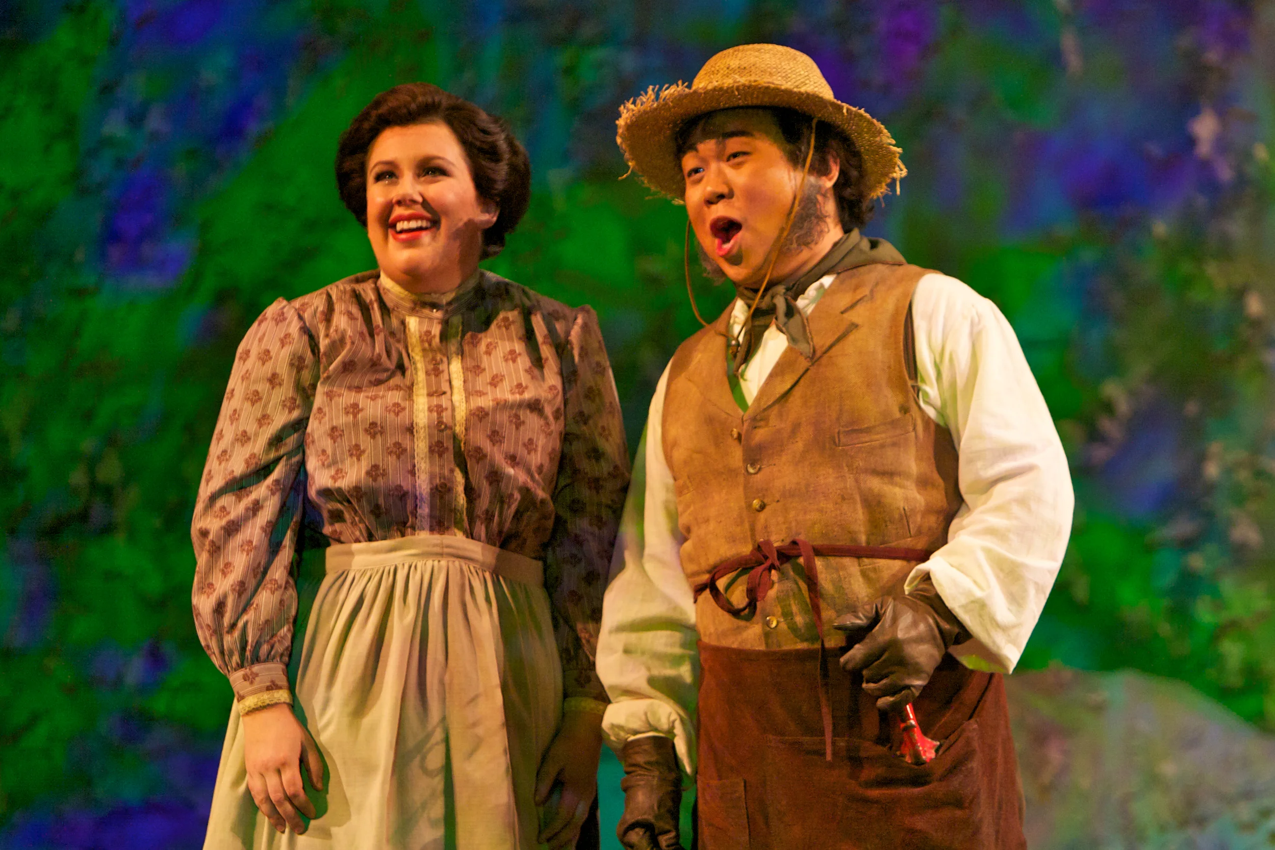 Marina Harris & Ao Li ( Susan & Ben ). 