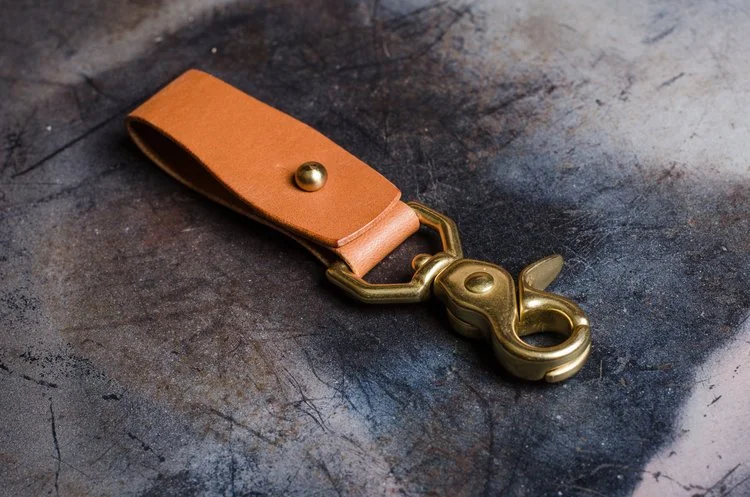Belt Loop Keeper in London Tan