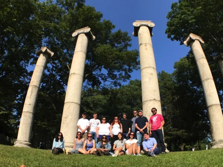Pillars of a solid labfam (back row, left to right) John Blenis, Edouard Mullarky, Ana Gomes, Didem Ilter, Andreas Lamprakis, Adam Rosenzweig, Andre Chavez, Michal Nagiec (front row, left to right) Kripa Ganesh, Bethany Schaffer, Tanya Schild, Tasnia Islam, Vivien Low, Joana Nunes, Sungyun Cho