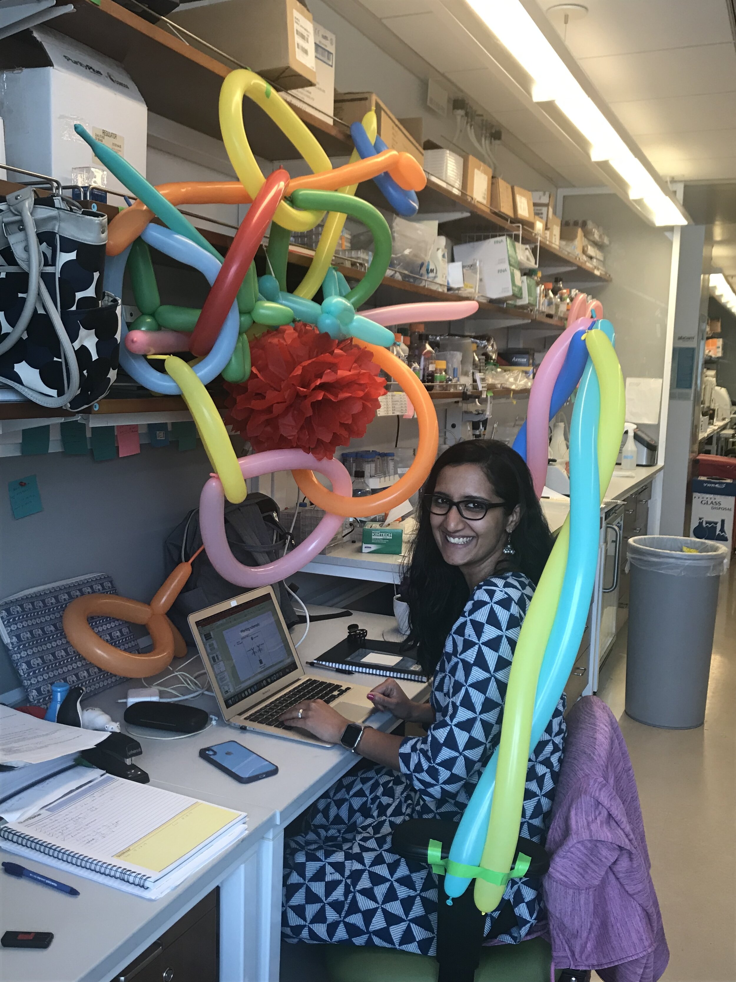  Birthdays are always festive in the Blenis lab. Happy birthday Kripa!  August 2019 