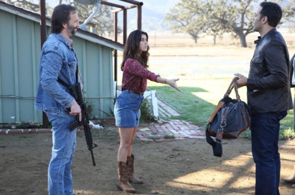 Kevin Sizemore, Daniel Sunjata and myself as "Maria Alvarez"