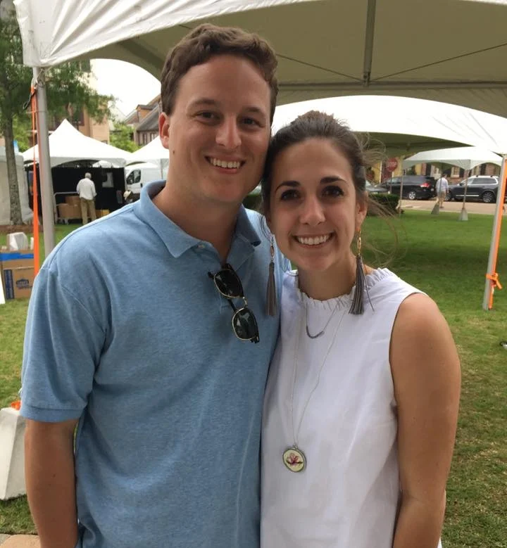 Lauren and her husband, Trent, at the 2016 Big Easel.