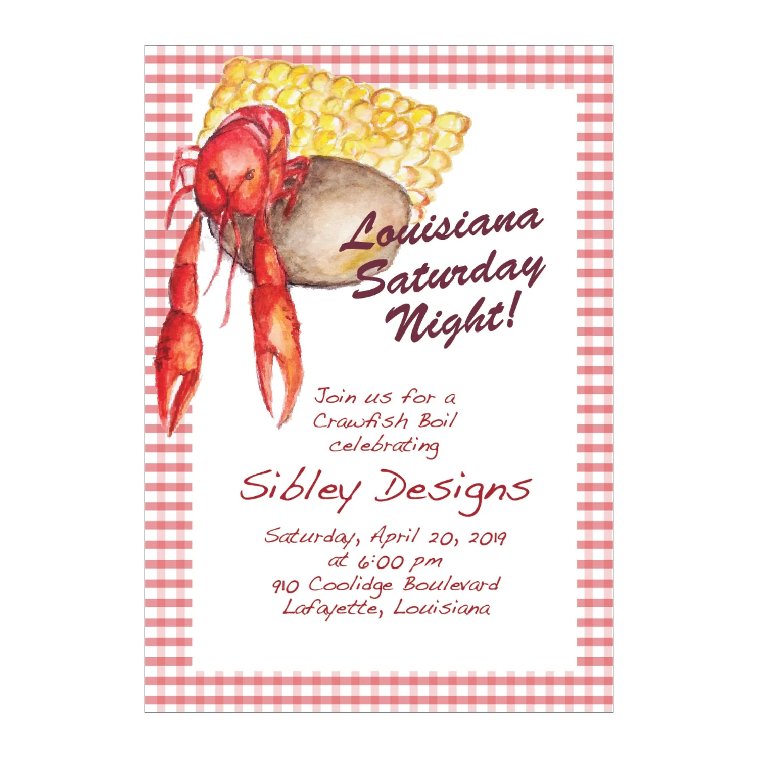 Crawfish Boil — Sibley Designs crawfish-boil-sibley-designs