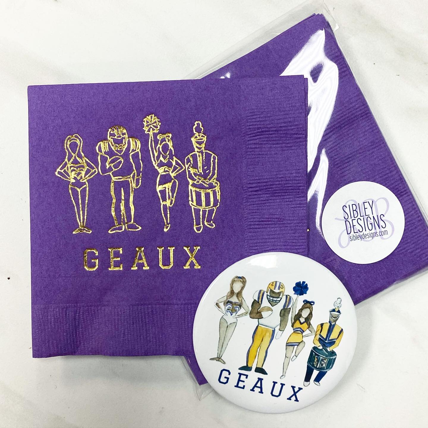 Who&rsquo;s ready? 🐅 #sibleydesigns Check my stories for some last minute ordering info!

#geaux #geauxtigers #lsugameday #tailgate #shopbr #shopacadiana