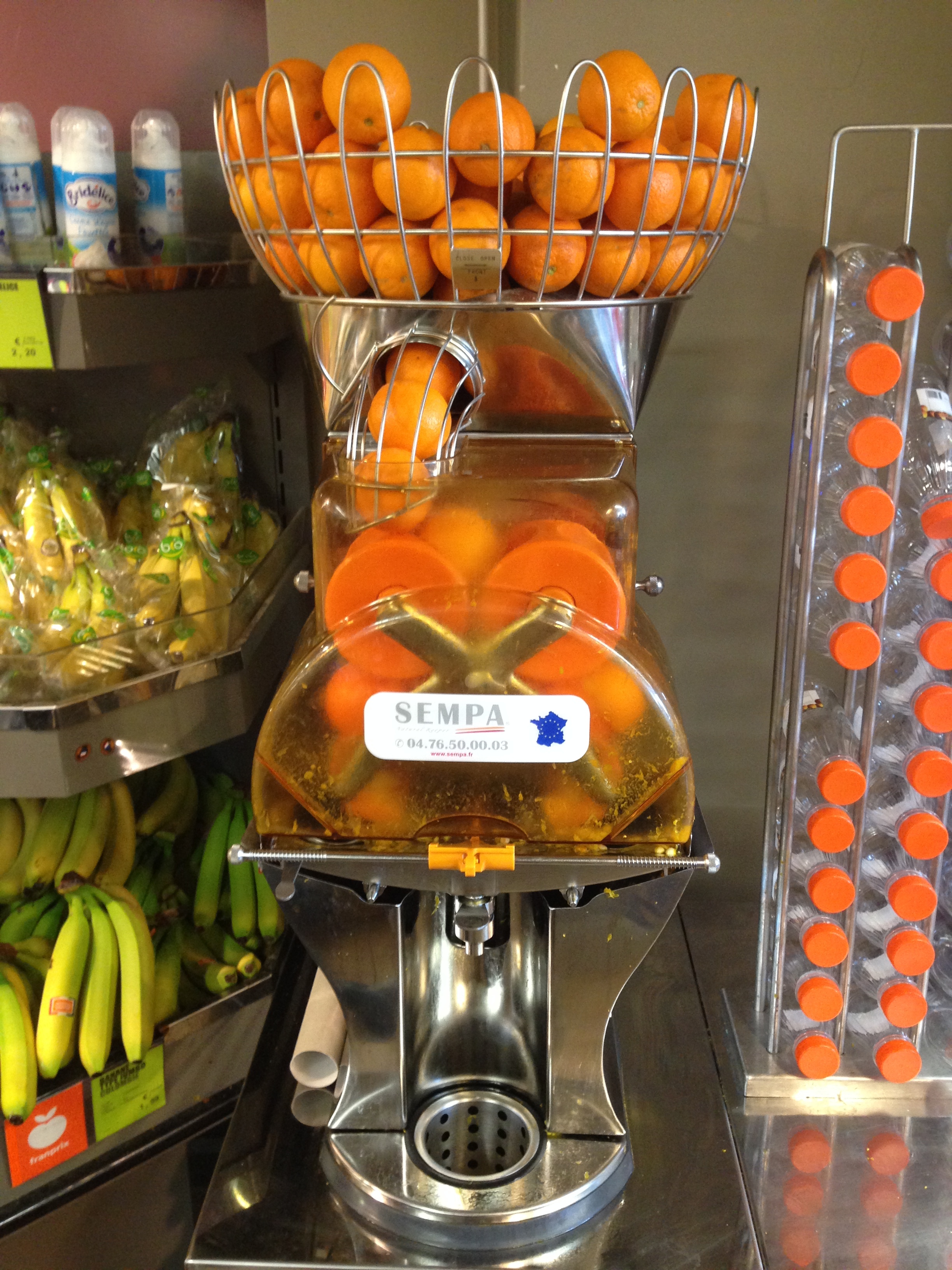 Orange juicers. Yum!