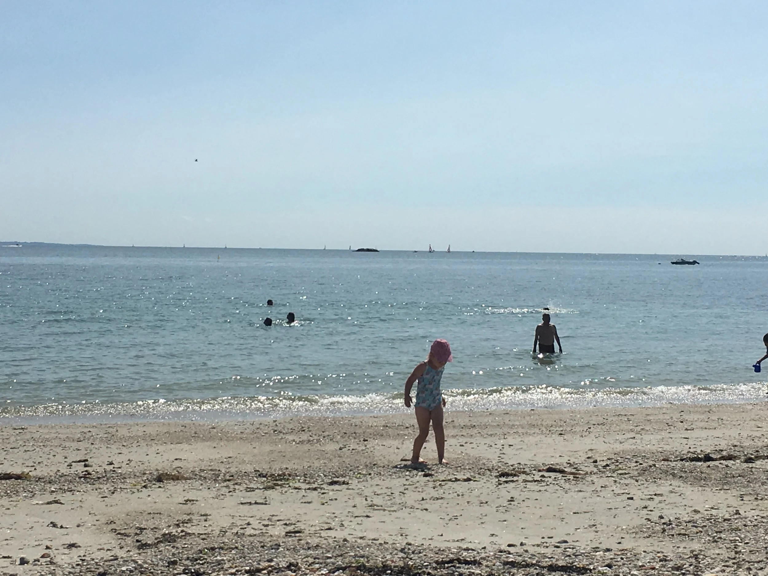Enfant à la plage.