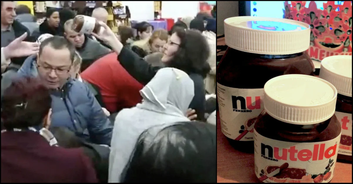 A heavy discount on Nutella caused quite a fuss in France 2017