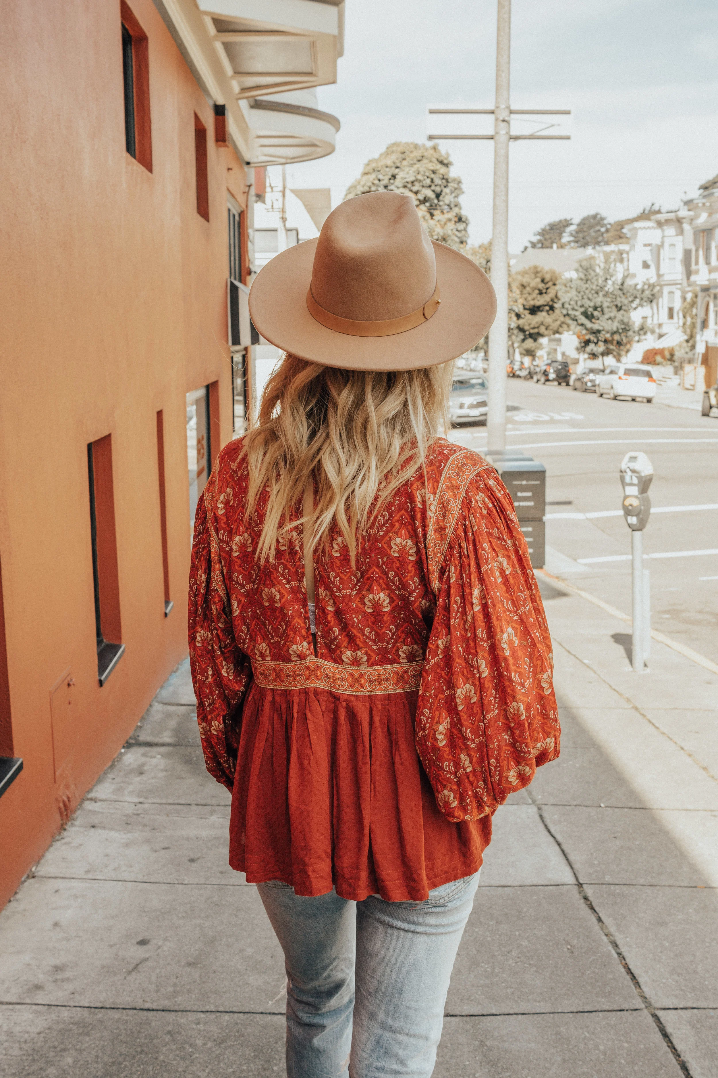 boho smock top