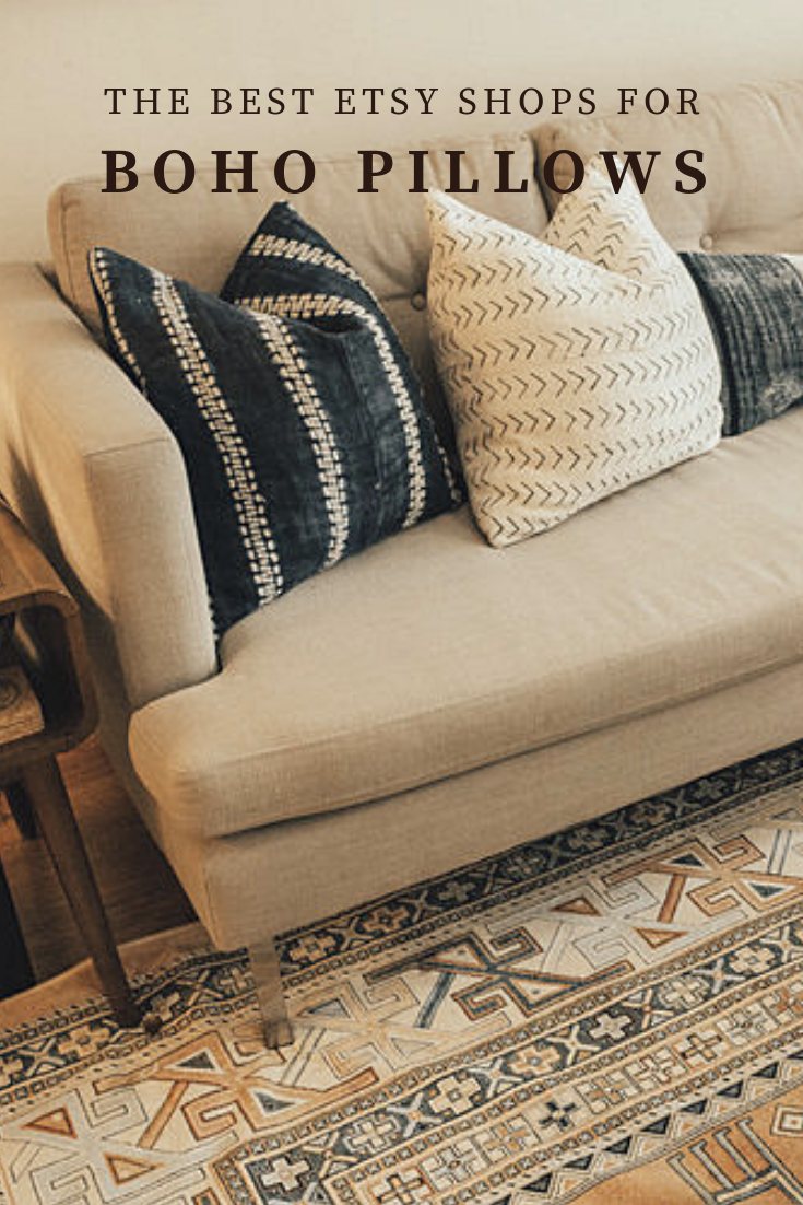 etsy boho pillows