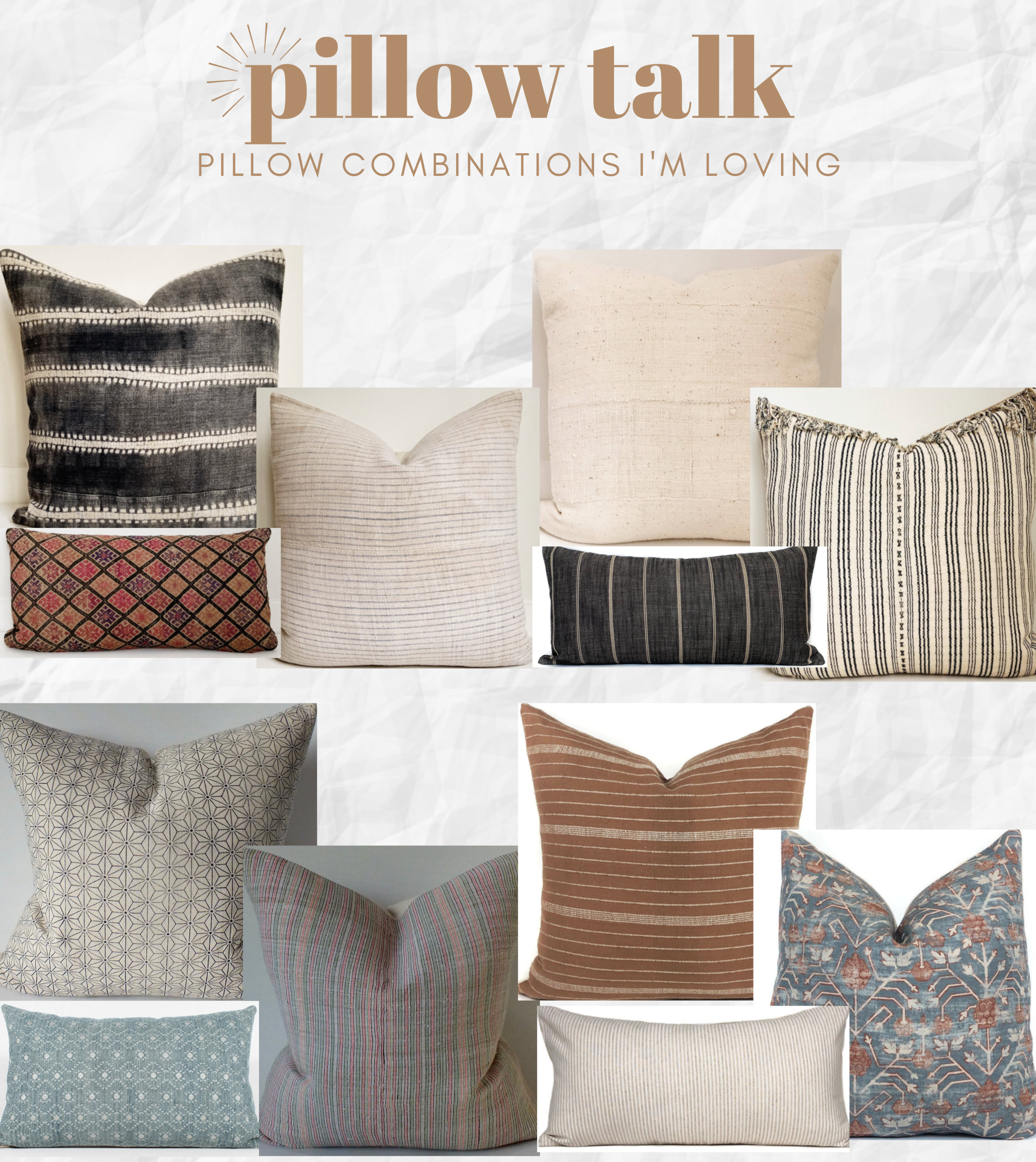 throws pillow talk