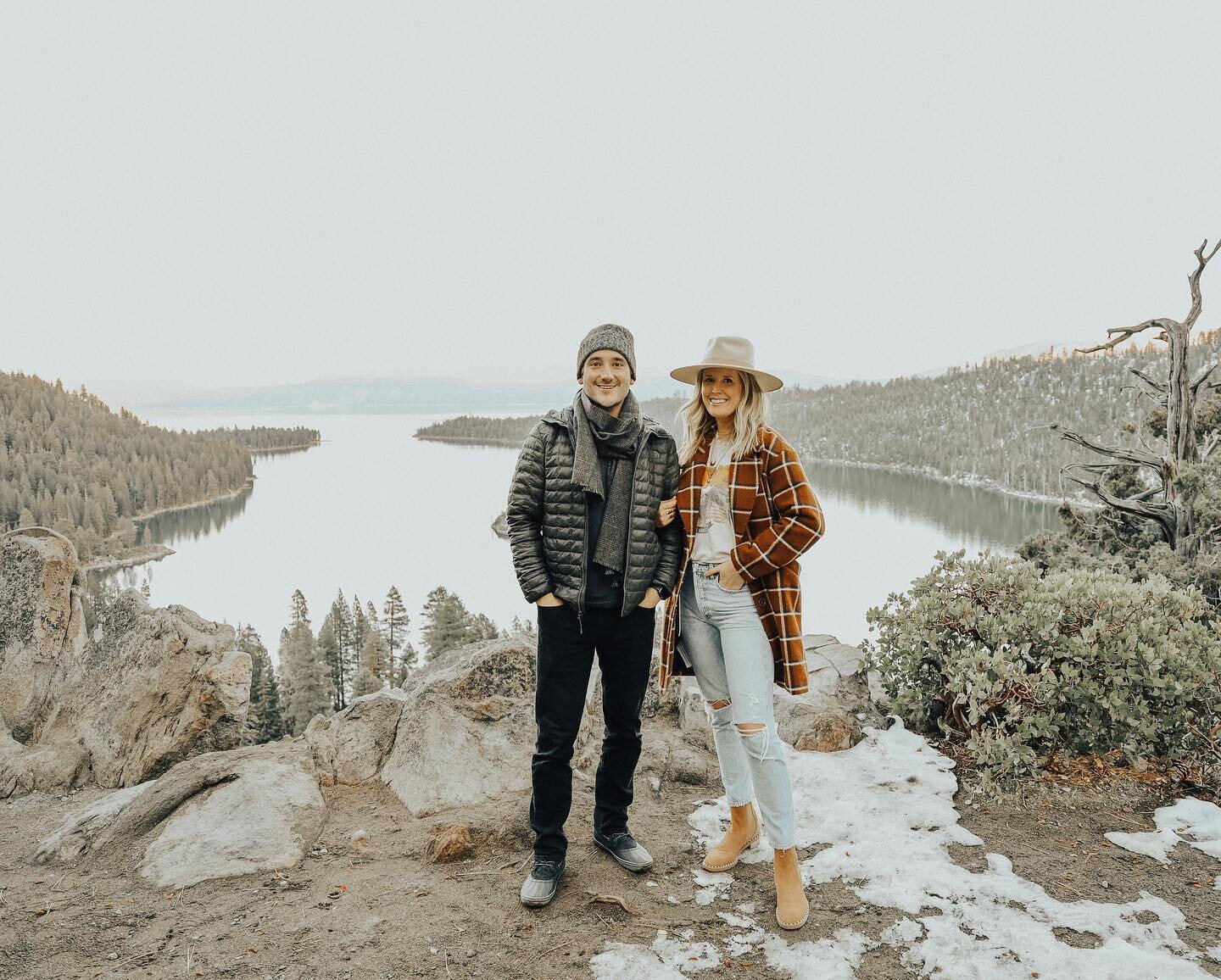 Married for two years and together for over 10. It&rsquo;s true what they say... time flies when you&rsquo;re having fun! Happy anni @hey_thayer 😘Cheers to many more adventures 💕 PS: we had to make a pit stop while we were in Tahoe to take photos e